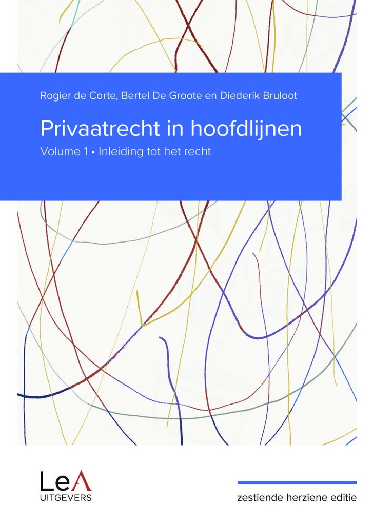 Privaatrecht in hoofdlijnen 2025 - Volume 1