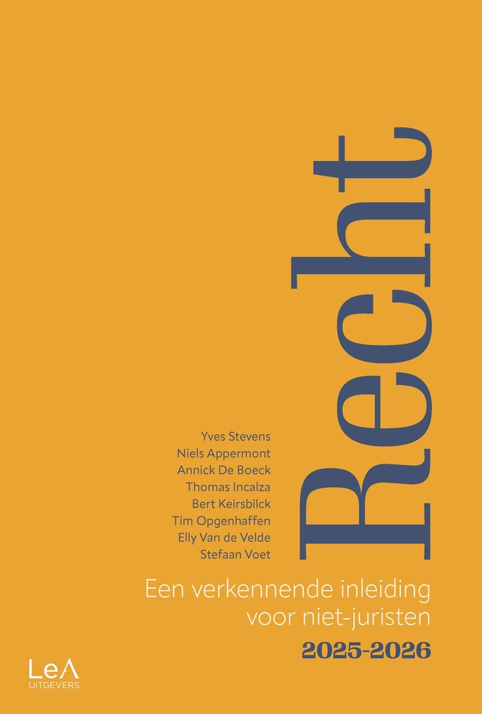 Recht - Een verkennende inleiding voor niet-juristen 2025-2026