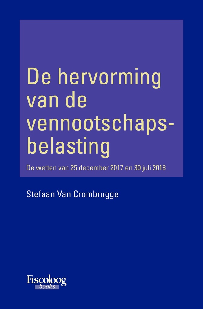 De hervorming van de vennootschapsbelasting