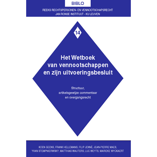 Het Wetboek van vennootschappen en zijn uitvoeringsbesluit