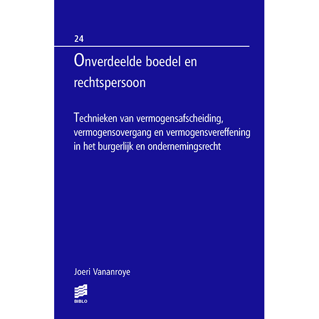 Onverdeelde boedel en rechtspersoon