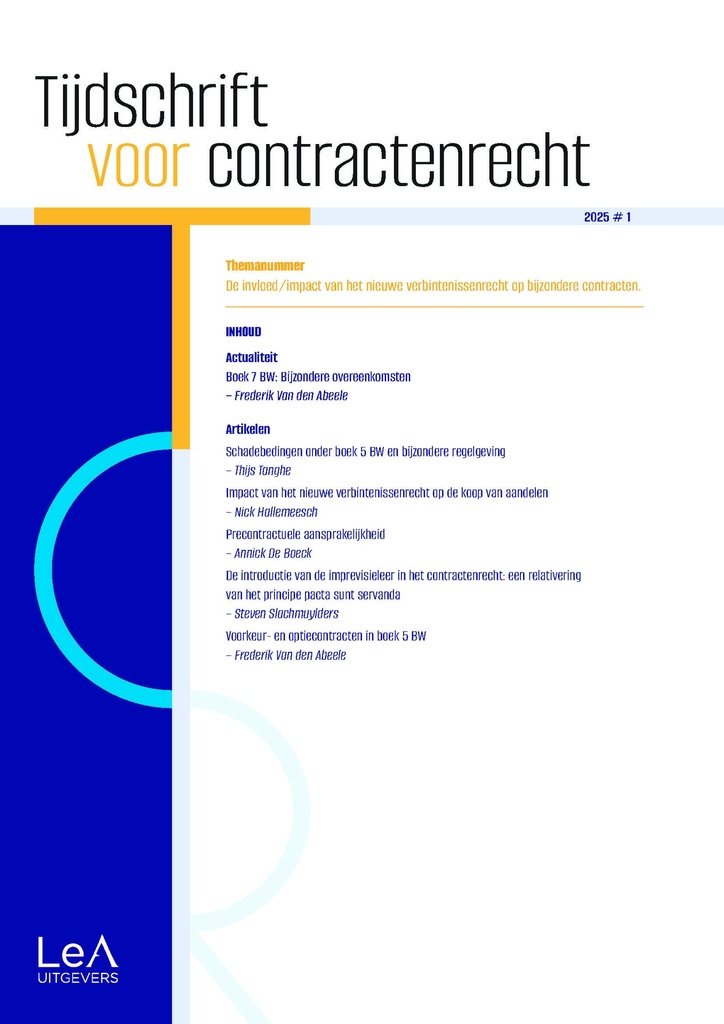 Tijdschrift voor contractenrecht
