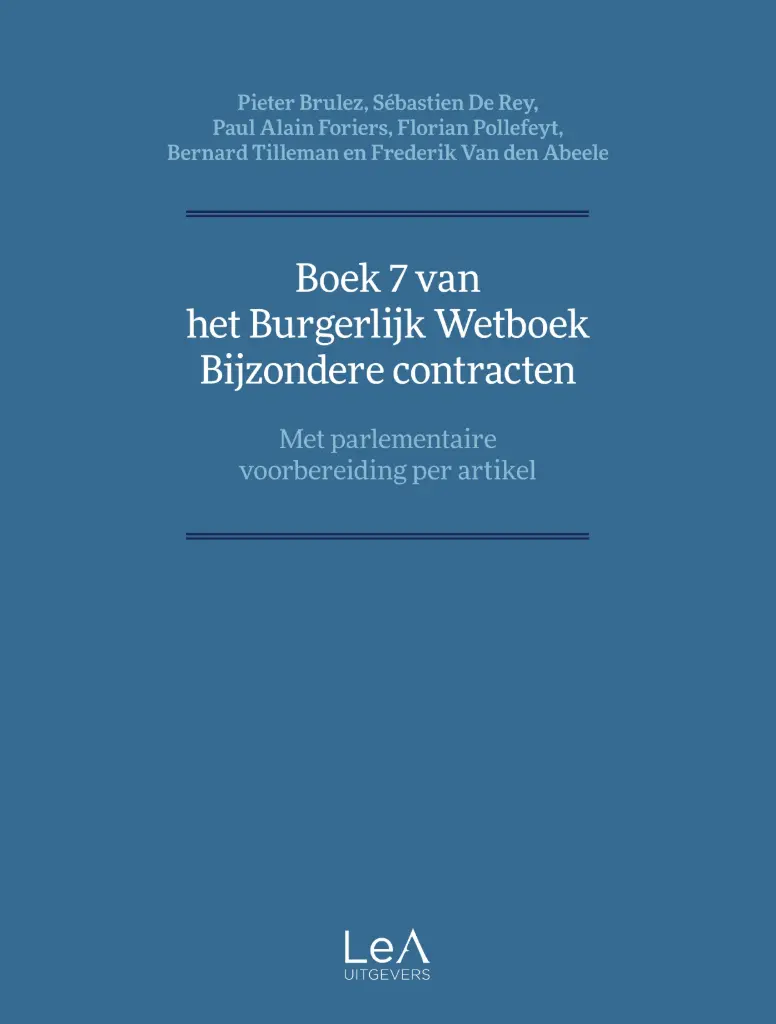 Boek 7 van het Burgerlijk Wetboek - Bijzondere contracten