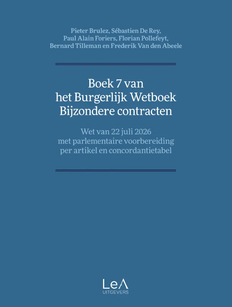 Boek 7 van het Burgerlijk Wetboek - Bijzondere contracten