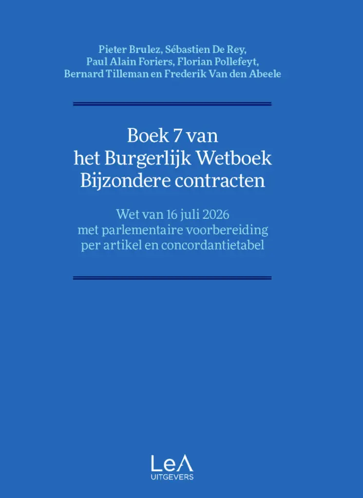 Boek 7 van het Burgerlijk Wetboek - Bijzondere contracten