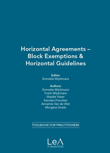 [HORIZONT] Horizontal Agreements - Block Exemptions & Horizontal Guidelines