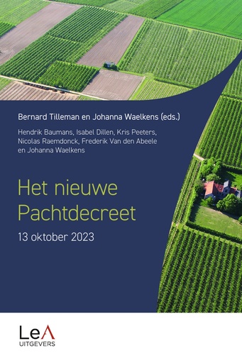 [PACHTDEC] Het nieuwe Pachtdecreet