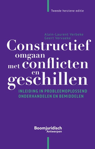 [CONSCOGE] Constructief omgaan met conflicten en geschillen