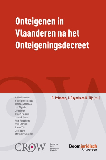 [ONTEIGDECR] Onteigenen in Vlaanderen na het Onteigeningsdecreet
