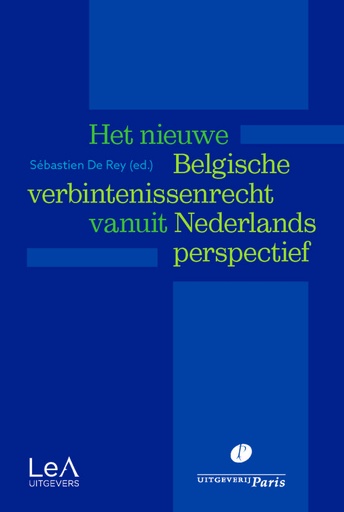 [VERBBENL] Het nieuwe Belgische verbintenissenrecht vanuit Nederlands perspectief
