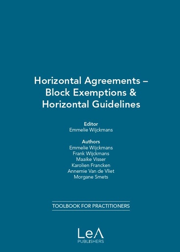 [HORIZONT] Horizontal Agreements - Block Exemptions and Guidelines
