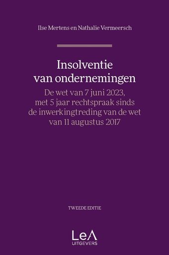 [INSOLV2024] Insolventie van ondernemingen - Tweede editie