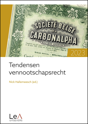 [TENVENN23] Tendensen vennootschapsrecht