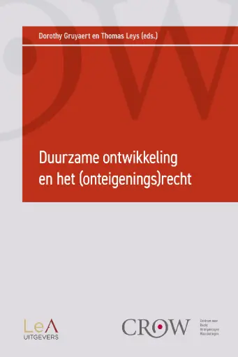 [DUURONTEIG] Duurzame ontwikkeling en het (onteigenings)recht