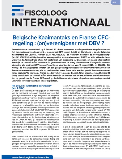 Fiscoloog internationaal - Abonnement
