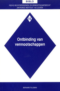 [RONSEBOEK_10] Ontbinding van vennootschappen
