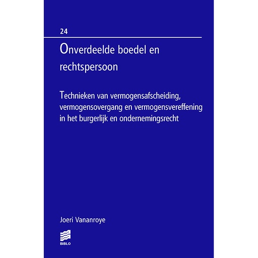[RONSEBOEK_24] Onverdeelde boedel en rechtspersoon