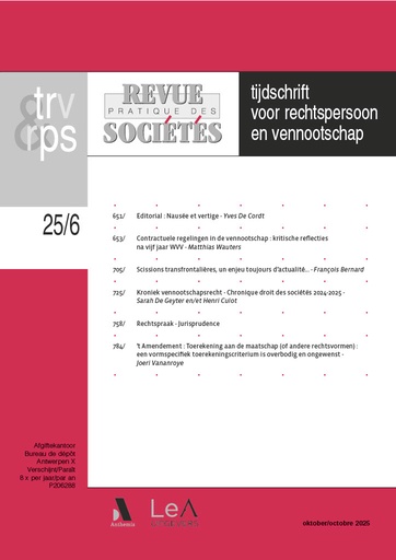 Rechtspersoon en Vennootschap - Abonnement
