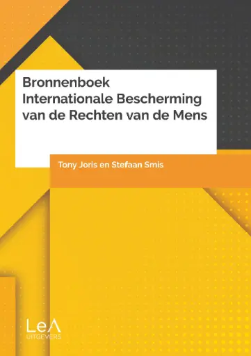 [BRONMENS] Bronnenboek Internationale Bescherming van de Rechten van de Mens