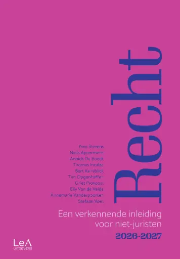 [RECHTINLNJ2627] Recht - Een verkennende inleiding voor niet-juristen 2026-2027