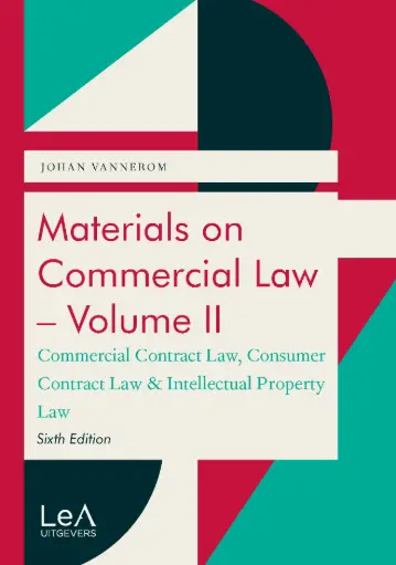 [MATCOM2026VOLII] Materials on Commercial Law 6th ed. - volume II